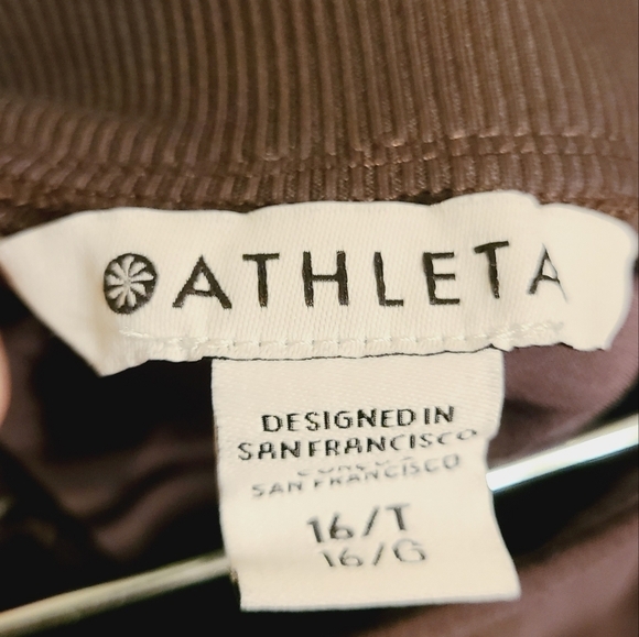 Athleta | Women's Gray/ Purple Athletic Brooklyn Mid Rise Ankle Pants (Size 16T) - Picture 3 of 16